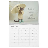 A Year of Cozy Cats Calendar カレンダー (3月 2027)
