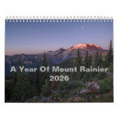 A Year Of Mount Rainier 2026 Wall Calendar カレンダー (カバー)