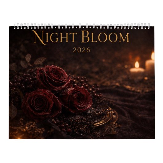 A Year of Night Bloom Calendar カレンダー (カバー)