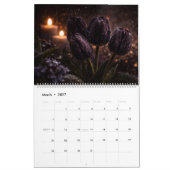 A Year of Night Bloom Calendar カレンダー (3月 2027)