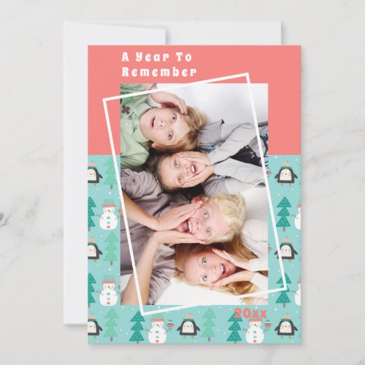 A Year to Remember雪だるまChristmas Holiday Photo (正面)