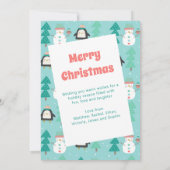 A Year to Remember雪だるまChristmas Holiday Photo (裏面)