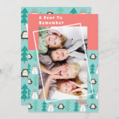 A Year to Remember雪だるまChristmas Holiday Photo (正面/裏面)