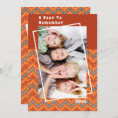 A Year to Remember Chevron Christmas Holiday写真 (正面/裏面)