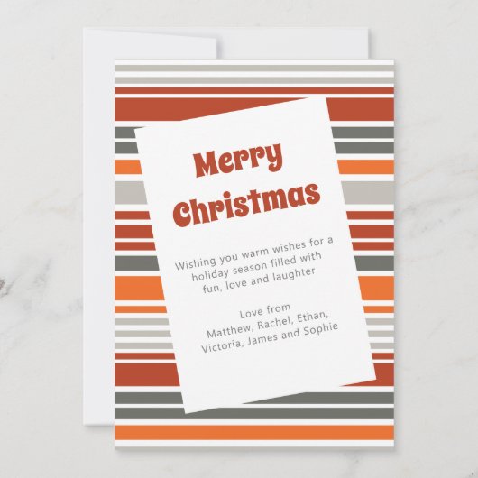 A Year to Remember Chevron Christmas Holiday写真 (裏面)