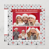 A Year To Remember Merry Christmas モダン 3 Photo (正面/裏面)