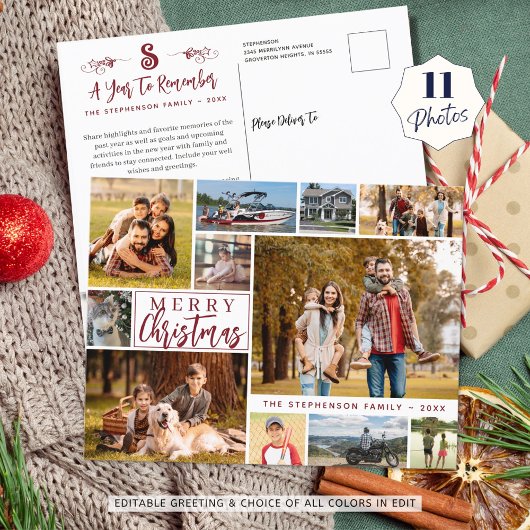 A Year To Remember MERRY CHRISTMAS 11 Photo シーズンポストカード