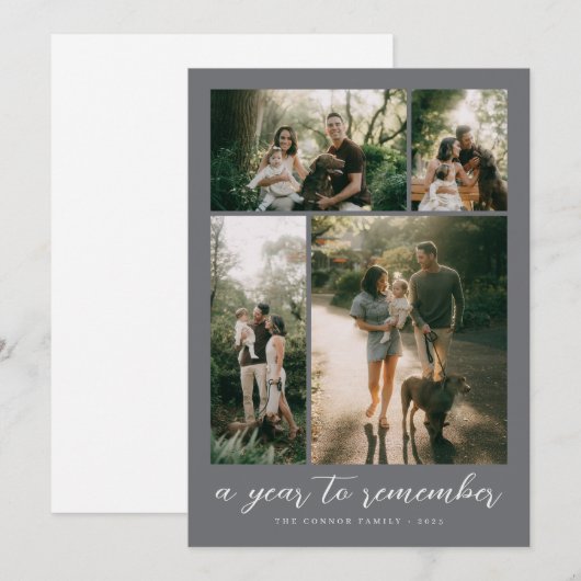 A Year to Remember Photo Collage シーズンカード (正面/裏面)