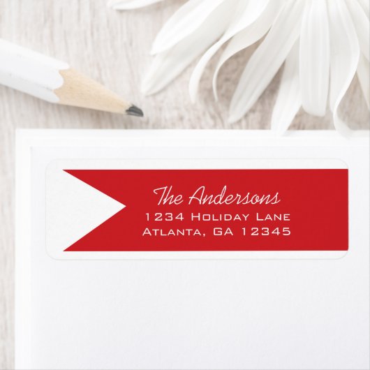 A Years Review家族のクリスマス休暇 ラベル (インサイチュ)