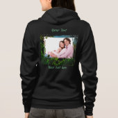 A Yelapaビュー0828ジップフード付きスウェットシャツ パーカ (裏面)