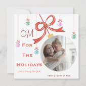 A Yoga Lover's Flat Holiday Card シーズンカード (正面)