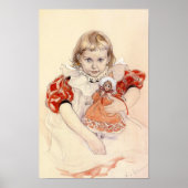 A Young Girl with a Doll, fine art, ポスター (正面)
