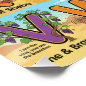 A-Z聖書の登場人物アルファベット ポスター (コーナー)