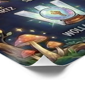 A-Z ミステリアス クリスタル アルファベット ポスター (コーナー)