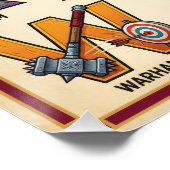 A-Z ローマ戦争アルファベット ポスター (コーナー)