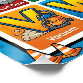 A-Z Power Tools Alphabet ポスター (コーナー)