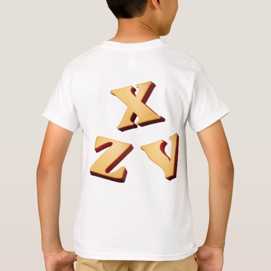 A-Z Tシャツ (裏面)