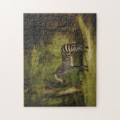 A Zebra, 1763 (キャンバス上の油) ジグソーパズル (縦)
