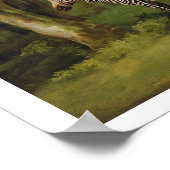 A Zebra, 1763 (キャンバス上の油) ポスター (角)