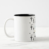 a zodica sign which depicts emotion with power ツートーンマグカップ (左)