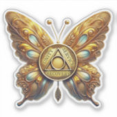 AAシンボル蝶の団結回復サービス シール (正面)