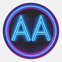 AA リカバリー ネオンライト ラウンドシール