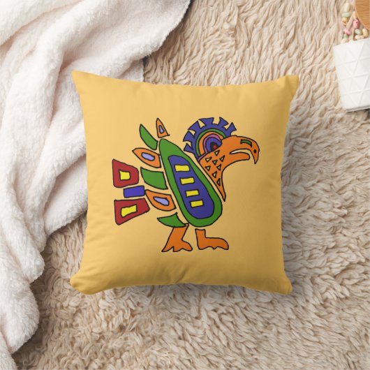 AA-素晴らしいメキシコ芸術のスタイルのワシのデザイン クッション (ブランケット)