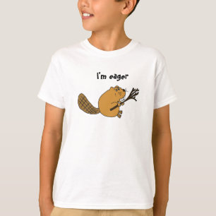 AA-頑張り屋の漫画のワイシャツ Tシャツ