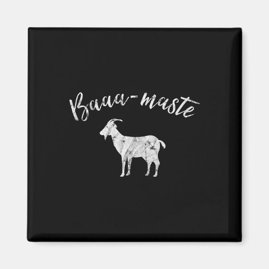 Aa-maste ヤギヨガTシャツ マグネット (正面)