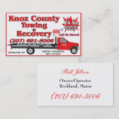 AAAを引くノックス郡 名刺 (正面/裏面)