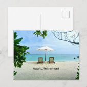 Aaah...retirement, relaxing at the beach ポストカード (正面/裏面)