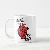 Aaand Im Back Open Heart Surgery, Heart Surgery Su コーヒーマグカップ (左)