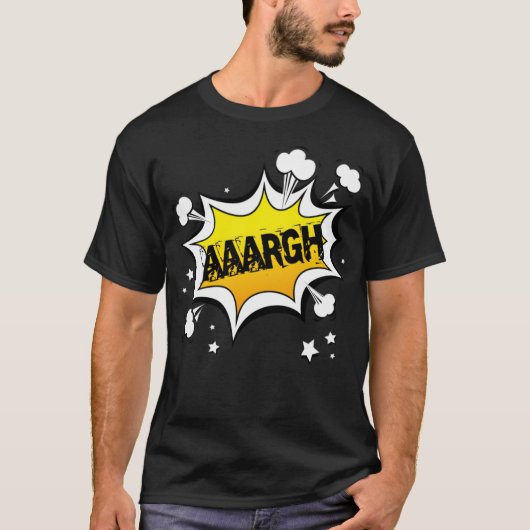 AAARGH カートゥーン コミック ビビとティナ 面白い Tシャツ (正面)