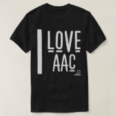 AACが大好き Tシャツ (デザイン正面)
