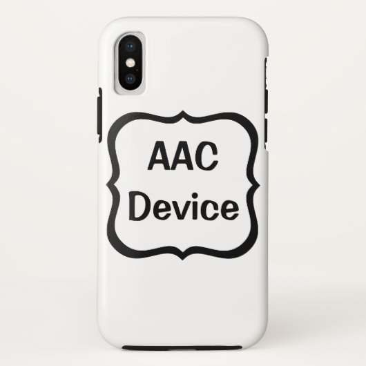 AACラベル 黒 Case-Mate iPhoneケース (裏面)