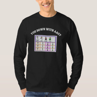 AAC認識度代替コミュニケーションW Tシャツ
