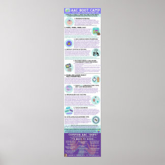 AAC Boot Camp Infographic Poster (English) ポスター