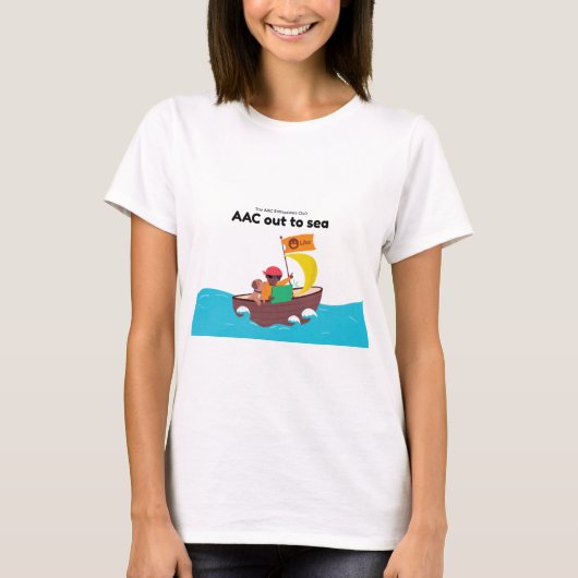 AAC out to sea - Tシャツ (正面)