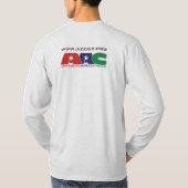 AAC Shushaのアゼルバイジャンの長袖のTシャツ Tシャツ (裏面)