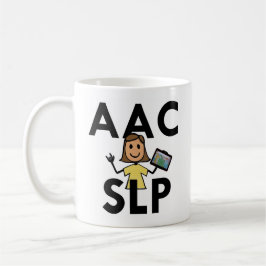 AAC SLPの女性マグ コーヒーマグカップ