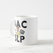 AAC SLPの男性のマグ コーヒーマグカップ (正面左)