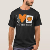 Aac Speech Therapy Slpa Group Halloween Aac Fall D Tシャツ (正面)