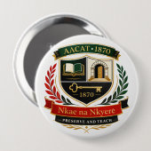 AACAT-1870 Founding Archives Crest Button 缶バッジ (正面&裏面)