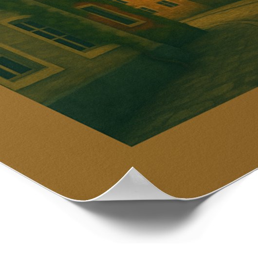 Aachen Germany City Art ポスター (角)