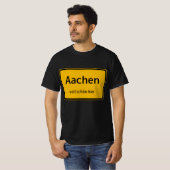 Aachen Herren Männer T-Shirt Tshirt Shirt Tシャツ (正面フル)