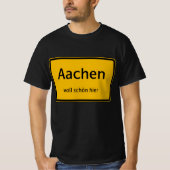 Aachen Herren Männer T-Shirt Tshirt Shirt Tシャツ (正面)