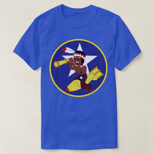 AAF 第5空軍 43rd BG 64th 爆撃隊 X Tシャツ (デザイン正面)