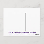 AAFA ポストカード (裏面)