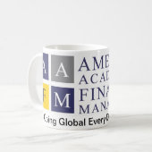 AAFMの®の管理のコーヒー・マグ コーヒーマグカップ (正面左)