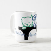 AAHドッグキャット草書 コーヒーマグカップ (正面左)